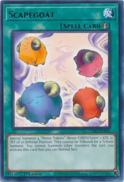 Yugioh - Scapegoat (Rare) (1st Edition) - TAMA-EN043 P - Image 1