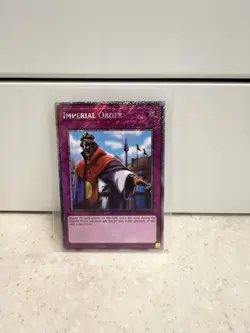 Yu-Gi-Oh! Imperial Order RA03-EN106 Platinum Secret Rare 1st Edition - Image 1