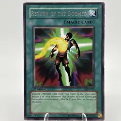 Return of the Doomed 1st Edition LP - Yu-Gi-Oh! LON [Rare] - Image 1