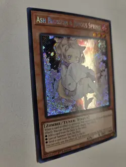Ash Blossom & Joyous Spring RA04-EN025 Secret Rare Alt Art Yugioh 1st Edition NM - Image 2