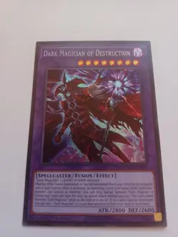 YUGIOH 1ST ED. MZMU-EN011 DARK MAGICIAN OF DESTRUCTION-SECRET-NO COLLECTOR RARE! - Image 1