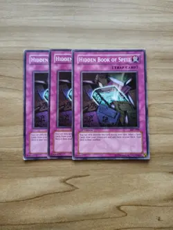 Yu-Gi-Oh! - Hidden Book Of Spell 3X - Full Playset - Image 1