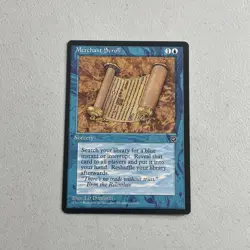Magic the Gathering MTG 1995 Homelands Card -- Merchant Scroll - Image 1
