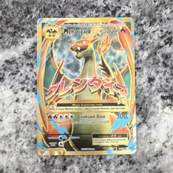 Pokemon M Charizard EX Ultra Rare Holo Mega Evolution XY 101/108 Card - Image 1
