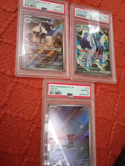 3 Pack PSA Pokemon Card Lot - Image 1