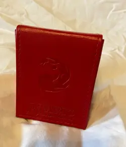 Magic: the Gathering MTG Red Mana Leatherette Deck Box 100+ Card Storage - Image 3