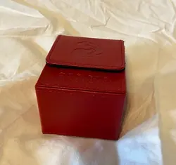 Magic: the Gathering MTG Red Mana Leatherette Deck Box 100+ Card Storage - Image 5