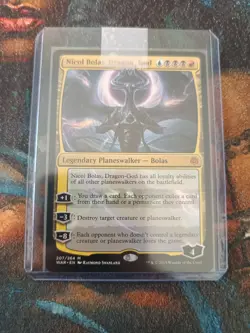 Nicol Bolas, Dragon-God War of the Spark Regular, NM, MTG, Magic, FREE SHIPPING! - Image 1