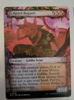 MTG - Lorwyn Eclipsed: Eclipsed Boggart (0335) - Uncommon Showcase - Near Mint - Image 1