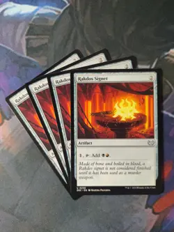 Rakdos Signet x 4 | 7% Off 2+ | Duskmourn | NM | MTG - Image 1