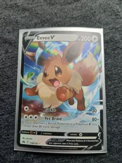 Pokemon TCG Eevee V 108/159 Crown Zenith Ultra Rare NM - Image 4