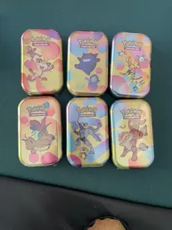 Pokemon TCG Lot of 6 151 Mini Tins Factory Sealed Booster Packs - Image 1
