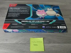 Pokemon TCG Snorlax ex & Blissey ex Special Collection New Sealed - Image 2
