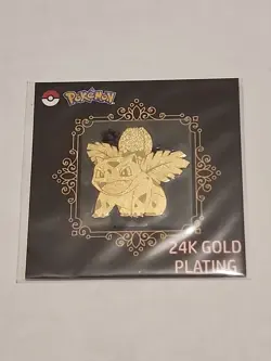 Ivysaur Pokemon Candy Stickers (2023) Korean Striking 24k Gold Plating - Image 1