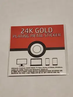 Ivysaur Pokemon Candy Stickers (2023) Korean Striking 24k Gold Plating - Image 2