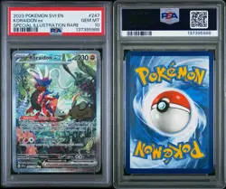 Pokemon Koraidon EX 247/198 Scarlet & Violet Base Set SIR PSA 10 - Image 3