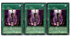 Yugioh- 3X Wicked-Breaking Flamberge - Baou - Rare - Unlimited - DCR-035 - NM - Image 1
