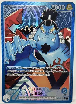 Jinbe - OP14-040 (Alternate Art) OP14-040 The Azure Sea's Seven Foil One Piece - Image 2