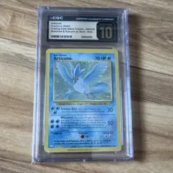 Articuno CGC Pristine 10 Pokemon TCG Classic 009/034 Holo 2023 Trading Card - Image 1