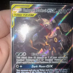 Pokemon TCG Umbreon & Darkrai GX SM241 Tag Team Promo Card Sun & Moon NM/M - Image 2