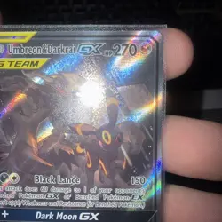 Pokemon TCG Umbreon & Darkrai GX SM241 Tag Team Promo Card Sun & Moon NM/M - Image 3