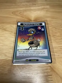 KINGDOM HEARTS TCG Donald Duck 2/128SR Level 4 Card A Darkness Awakened Disney! - Image 3