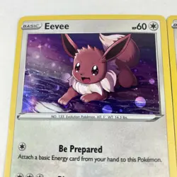 Pokemon TCG Eevee Promo 3 Card LOT SWSH127 SWSH118 SWSH095 - Image 2