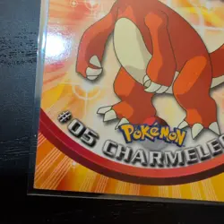Charmander #04, Charmeleon #05 Holo Topps TV Animation Blue Label Pokemon Card - Image 3