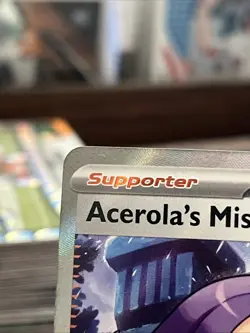 Mega Evolution Acerola's Mischief #165 Trainer Ultra Rare NM Pokemon Card - Image 2