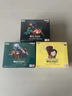One Piece Card Game OP-06 OP-07 OP-08 Booster Box BRAND NEW SEALED Set of 3 - Image 1