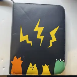 Pokemon 4 Pocket Binder - Fits Aprx 400 Cards w/Removable Sleeves GEECOW 10x7.5" - Image 1