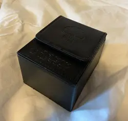 Magic: the Gathering MTG Black Mana Leatherette Deck Box 100+ Card Storage - Image 4