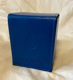Magic: the Gathering MTG Blue Mana Leatherette Deck Box 100+ Card Storage - Image 3