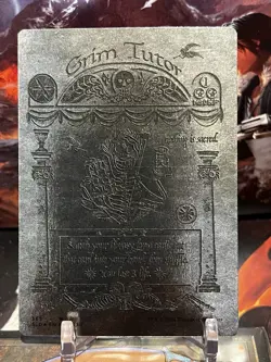MTG | Grim Tutor✨Silver Laminate FOIL✨ [Secret Lair MSCHF] - Image 2