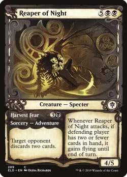 [MTG] Reaper of Night // Harvest Fear (Showcase) (289) (ELD) LP-HP - Image 1