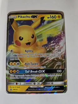 Pokemon Pikachu GX SM232 Black Star Promo Sun & Moon Promos Holo Card - Image 1