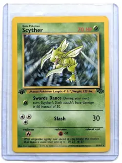 Pokemon Scyther 26/64 Jungle Regular 1st Edition - Image 1