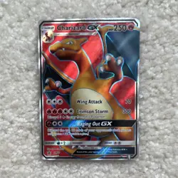 Pokemon Charizard GX SM60 Promo Holo Card Fire Type TCG 2017 - Image 1