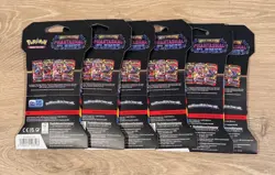 Pokemon Phantasmal Flames Sleeved Booster Pack Lot of 6 - Image 2