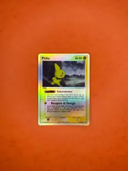 POKEMON PICHU 20/100 EX TEMPESTA DI SABBIA Reverse Holo ITA NEAR MINT - Image 1