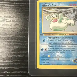 Misty’s Seel 1st Edition Gym Challenge 91/132 WOTC Vintage Pokemon - Image 2