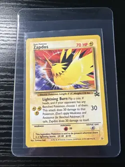 Zapdos #23 Black Star Promo WOTC Vintage Pokemon - Image 1