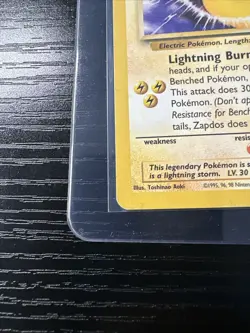 Zapdos #23 Black Star Promo WOTC Vintage Pokemon - Image 2