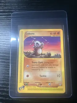 Cubone 72/147 Aquapolis WOTC Vintage Pokemon - Image 1