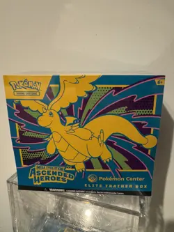 Pokemon TCG- Ascended Heroes Pokemon Center Elite trainer box with acrylic case - Image 3