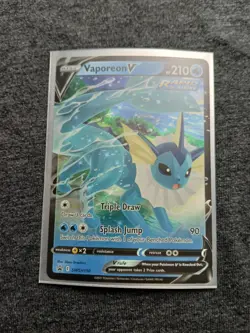 Pokemon TCG Vaporeon V SWSH150 Sword & Shield Black Star Promo Nm - Image 4