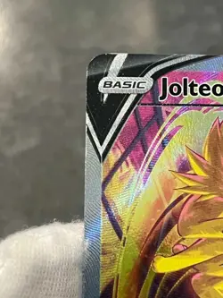 Pokemon TCG Jolteon V SWSH183 Black Star Promo Full Art Holo LP+ - Image 5