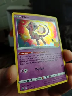 Pokemon TCG Mew 011/025 Celebrations 25th Anniversary Holo Rare NM - Image 3