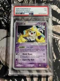 Pokemon Jirachi ex EX Crystal Guardians Holo Ultra Rare #94 PSA 1 - Image 1