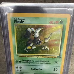 Pinsir 9/64 Jungle Set Unlimited (1999) Holo Rare Vintage WOTC Pokemon TCG - Image 2